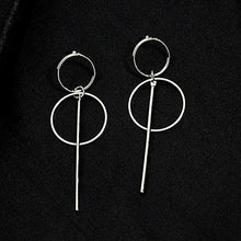 Load image into Gallery viewer, NEW Gold Metal Tassel Earrings for Women Long Circle Pendant Earings Fashion Jewelry Statement Geometric Vorbellen Voor Vrouwen