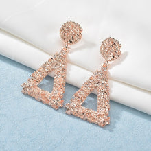 Load image into Gallery viewer, Big Drop Earrings for Women Geometric Statement Earrings female 2019 Fashion Modern Jewelry hanging kolczyki oorbellen
