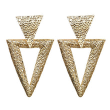 Load image into Gallery viewer, Big Drop Earrings for Women Geometric Statement Earrings female 2019 Fashion Modern Jewelry hanging kolczyki oorbellen