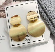 Load image into Gallery viewer, Big Drop Earrings for Women Geometric Statement Earrings female 2019 Fashion Modern Jewelry hanging kolczyki oorbellen
